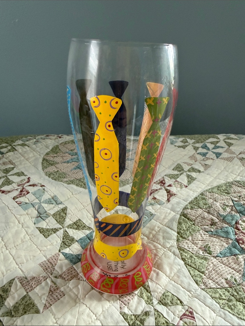 Hand-Painted Lolita Beer Glass for men